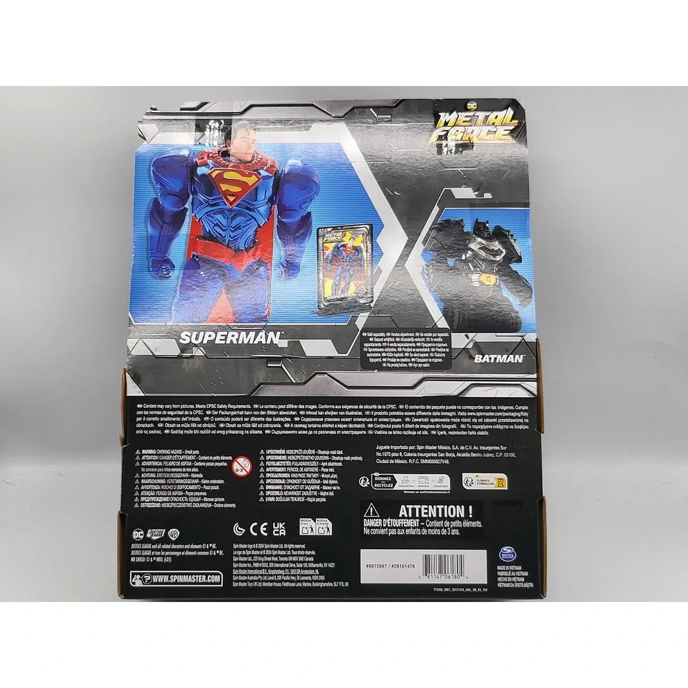 Superman Action‎ Figure DC Comics Spin Master Kids Toy New In Box